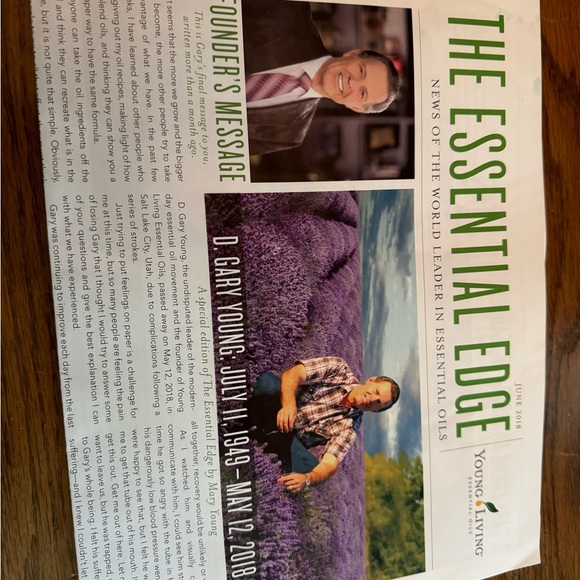 Young Living Gary Young 2018 Essential Edge Last Publications Before Death - Picture 3 of 4